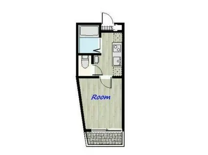 グランクオール西国立(1K/1階)の間取り写真