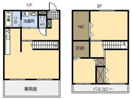 KADETT(3LDK/1階)の間取り写真