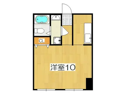 林ビル(1K/5階)の間取り写真