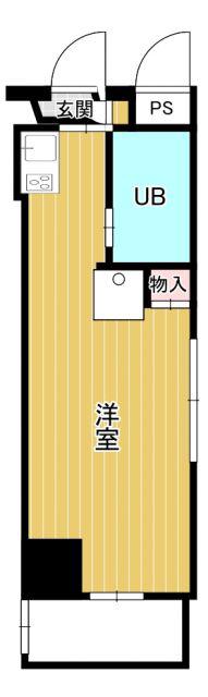 ヴァンハウス杉田(ワンルーム/5階)の間取り写真