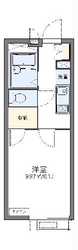 レオパレスKEN I(1K/3階)の間取り写真