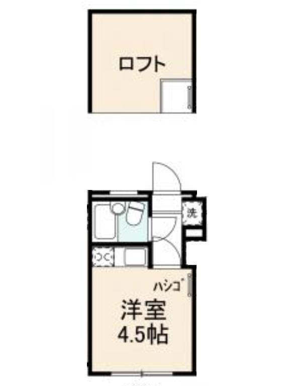RINDO BLDG(ワンルーム/2階)の間取り写真