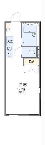 レオパレスTAMURA98(1K/1階)の間取り写真