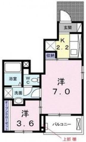 リラ トゥルペ 101(2K/1階)の間取り写真