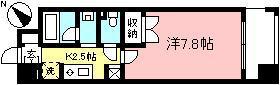 CLASSICPARK千秋(1K/7階)の間取り写真