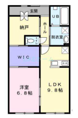 QUEUE DE CHIEN 2ER(1SLDK/3階)の間取り写真