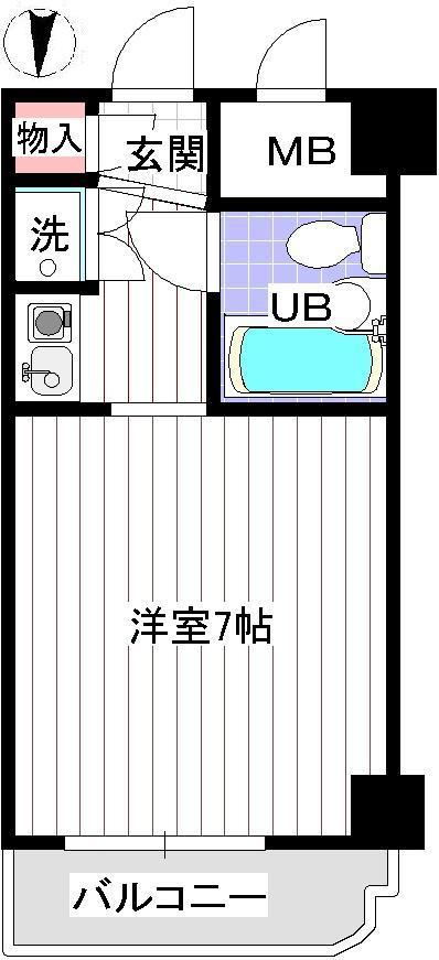 朝日蔵前プラザ(ワンルーム/11階)の間取り写真