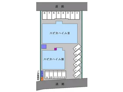 スピカハイム III(3LDK/2階)の間取り写真