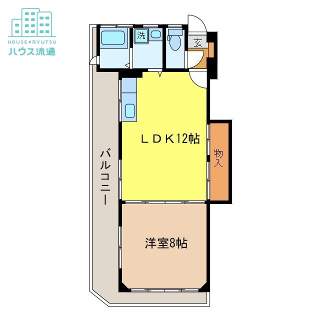 エトワール泉(1LDK/3階)の間取り写真