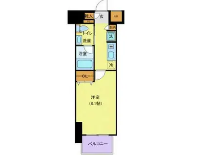 ライトハウス大塚(1K/2階)の間取り写真