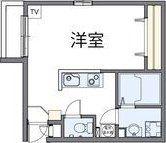 レオパレス別所新町LA1(1K/1階)の間取り写真