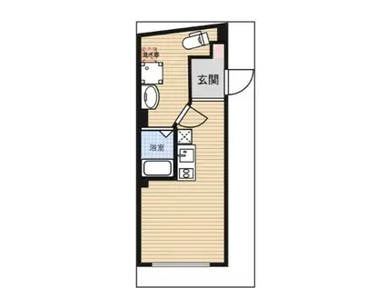 すすむテラス金町(ワンルーム/2階)の間取り写真