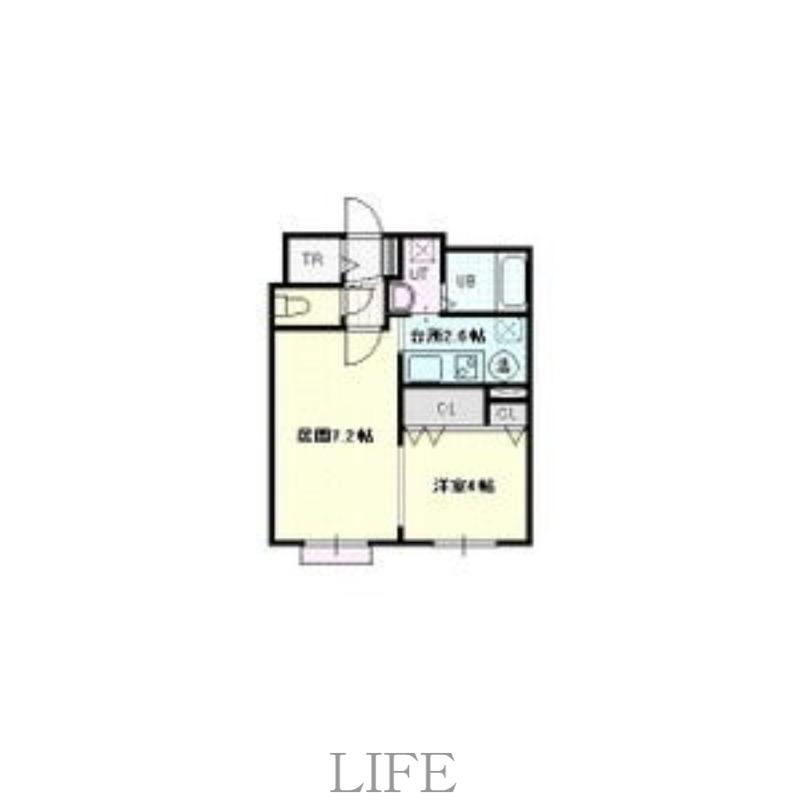 アビタ22真栄1-2(1LDK/3階)の間取り写真