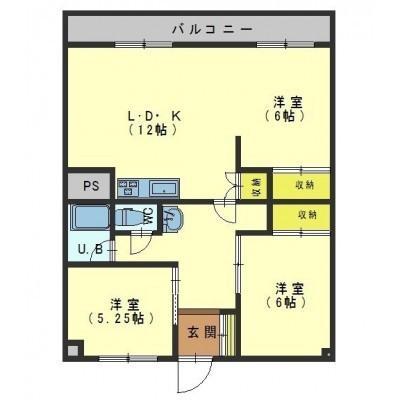 EW GRANDEⅠ(3LDK/3階)の間取り写真