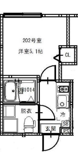 平井2丁目アパート(1K/2階)の間取り写真
