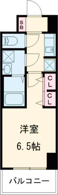 S-RESIDENCE堺ALTKLAS(1K/13階)の間取り写真