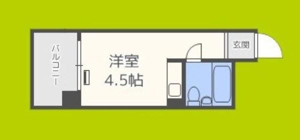 朝日プラザアクシス城東(ワンルーム/7階)の間取り写真