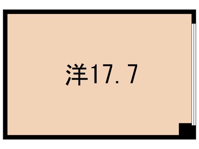 BELLEVUE武庫川(ワンルーム/1階)の間取り写真