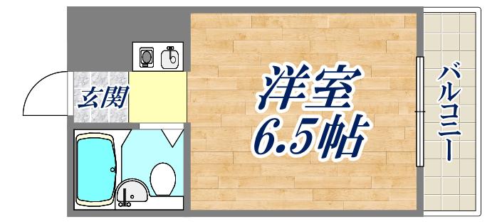 BJビル(ワンルーム/3階)の間取り写真