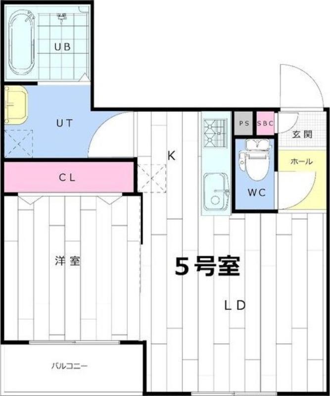 LEIA札幌(1LDK/4階)の間取り写真