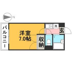 レオパレス長橋(1K/3階)の間取り写真