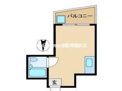 万和ビル(ワンルーム/4階)の間取り写真