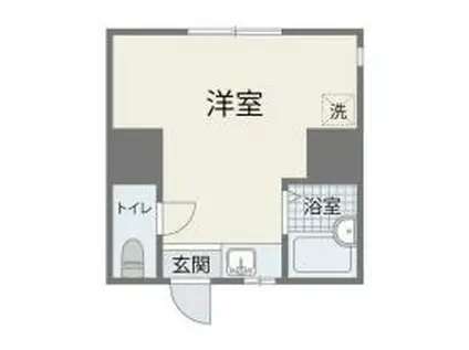 ウエストフィル(ワンルーム/3階)の間取り写真