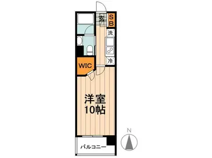 コンフォリア秋葉原イースト(1K/10階)の間取り写真