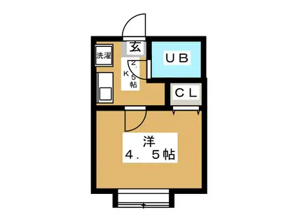 REDEAL新小岩(1K/1階)の間取り写真