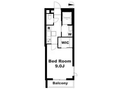 D-FLAT(1K/1階)の間取り写真