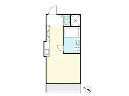 トップ早稲田(ワンルーム/2階)の間取り写真