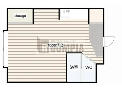 M.NET3&5(ワンルーム/3階)の間取り写真
