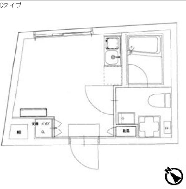 LUDENS糀谷(ワンルーム/1階)の間取り写真