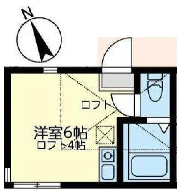 ユナイトみの沢ストロベリーパフェ(ワンルーム/2階)の間取り写真
