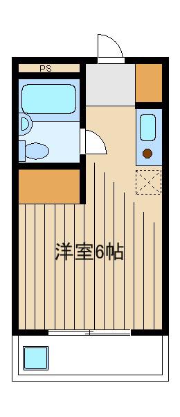 ラヴニール成増I(ワンルーム/3階)の間取り写真