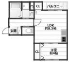 THE NOBLES 戸畑I(1LDK/3階)の間取り写真