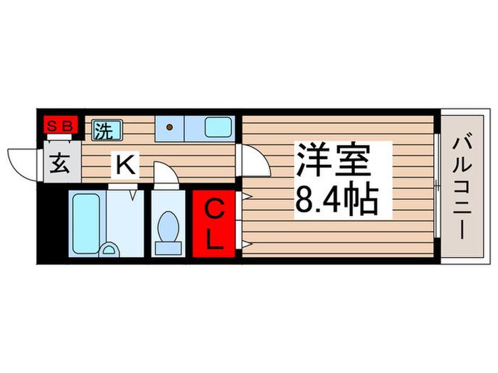 センチュリービル(1K/3階)の間取り写真