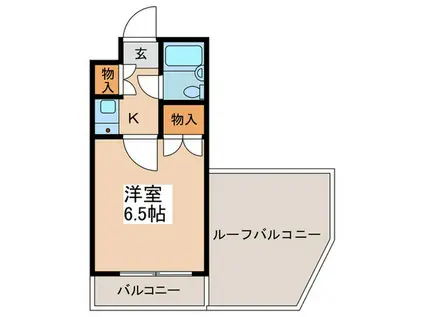 スターハイツ西荻窪(1K/4階)の間取り写真
