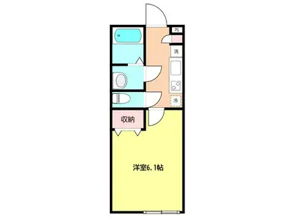 Y-3KASHIWA(1K/3階)の間取り写真