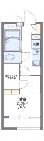 レオパレス一水(1K/2階)の間取り写真