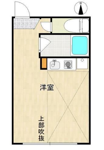 AZEST-RENT多摩川(ワンルーム/1階)の間取り写真