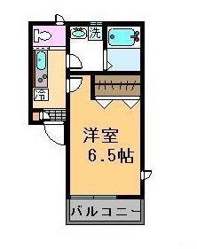 京成本線 堀切菖蒲園駅 徒歩6分 3階建 築7年(1K/2階)の間取り写真