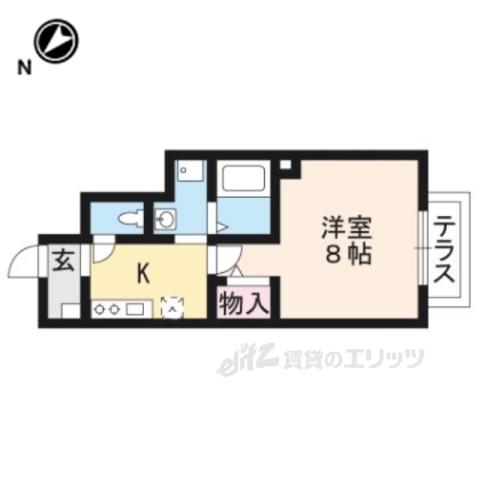 ESTUDIO24(1K/1階)の間取り写真