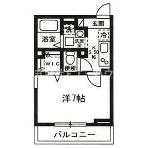 ヴェルデ塩焼(1K/3階)の間取り写真