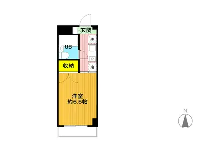 プラネット(1K/2階)の間取り写真