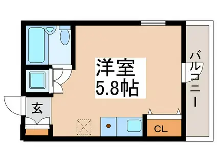 エトワール板橋仲宿(ワンルーム/2階)の間取り写真