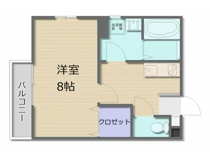 OSF壱番館(1K/1階)の間取り写真