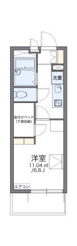 レオパレスメイセイ II(1K/2階)の間取り写真