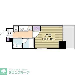 ALATO丸の内(1K/13階)の間取り写真