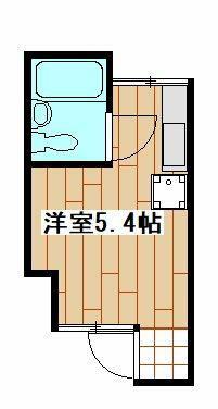ニューライフ横浜(ワンルーム/1階)の間取り写真
